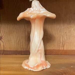 Mushroom Swirled Candle 5 inches